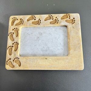 Beachcomber Footprints In The Sand Photo 4x6 Photo Frame Beach Vacation